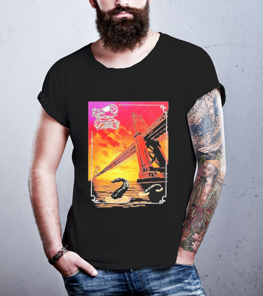 Phish The Spring Tour 2025 Bill Graham Civic Auditorium San Francisco April 22nd 23rdBridge T-Shirt