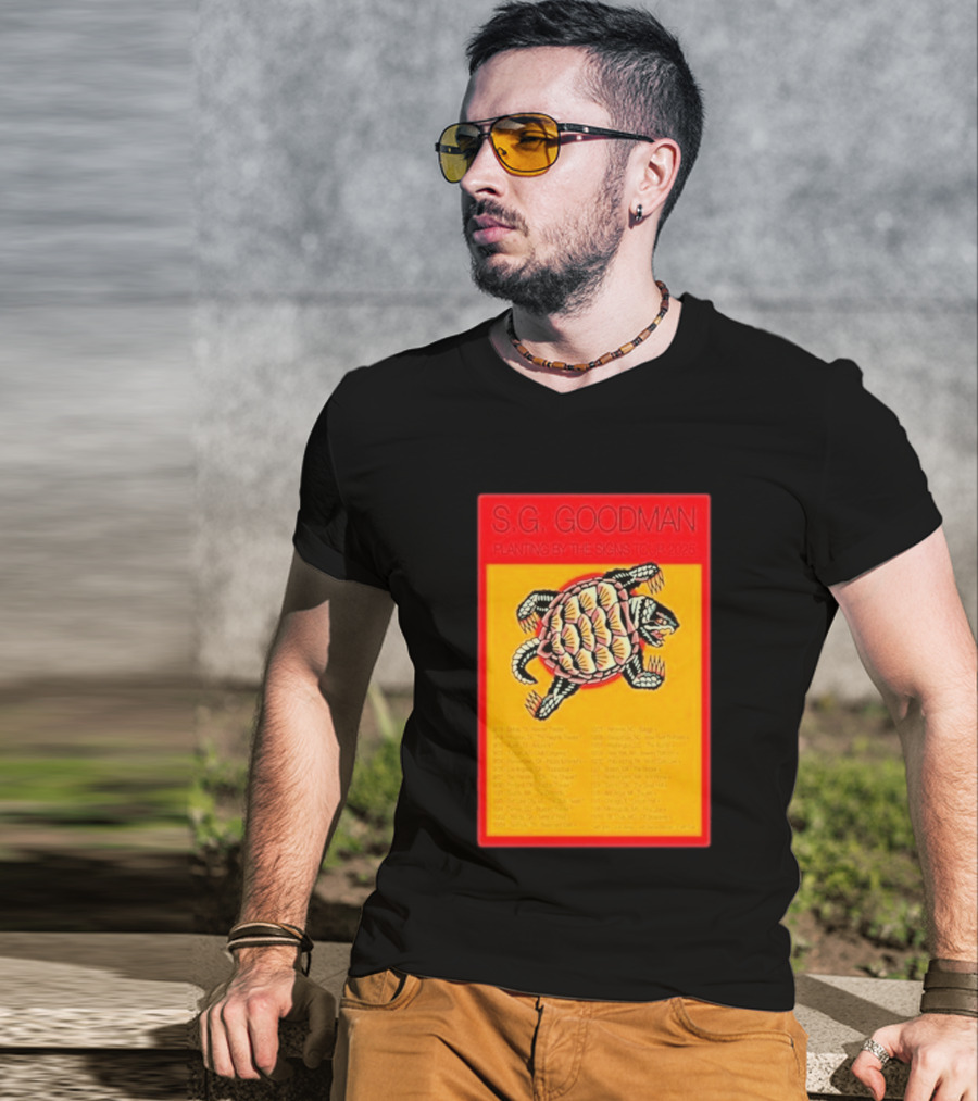 S.G. Goodman Planting By The Signs Tour 2025 Turtle Artwork And Tour Dates T-Shirt
