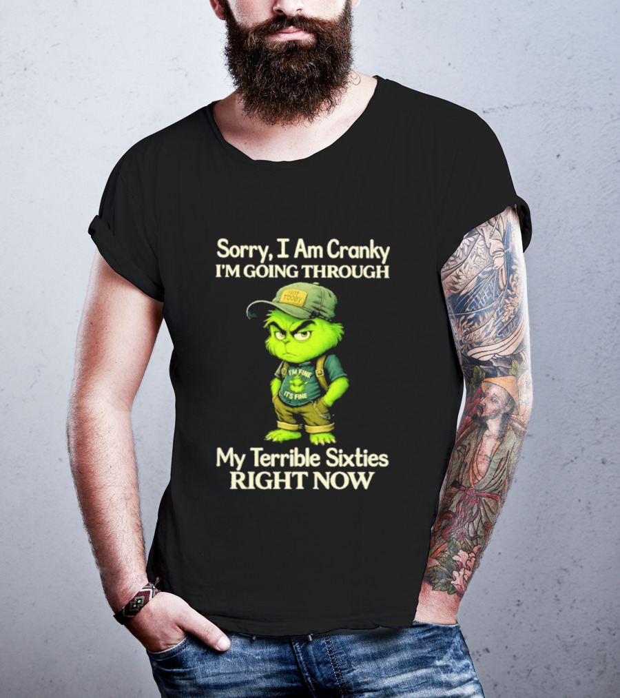 Sorry I Am Cranky I'm Going Through My Terrible Sixties Right Now T-Shirt