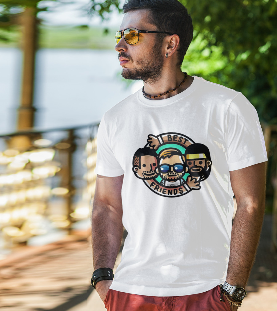 All Elite Wrestling Best Friends Cartoon Characters T-Shirt