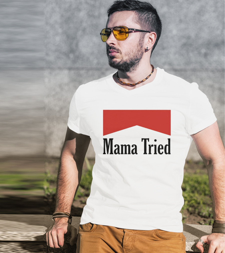 Mama Tried Red Chevron T-Shirt