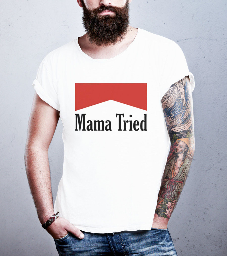 Mama Tried Red Chevron T-Shirt