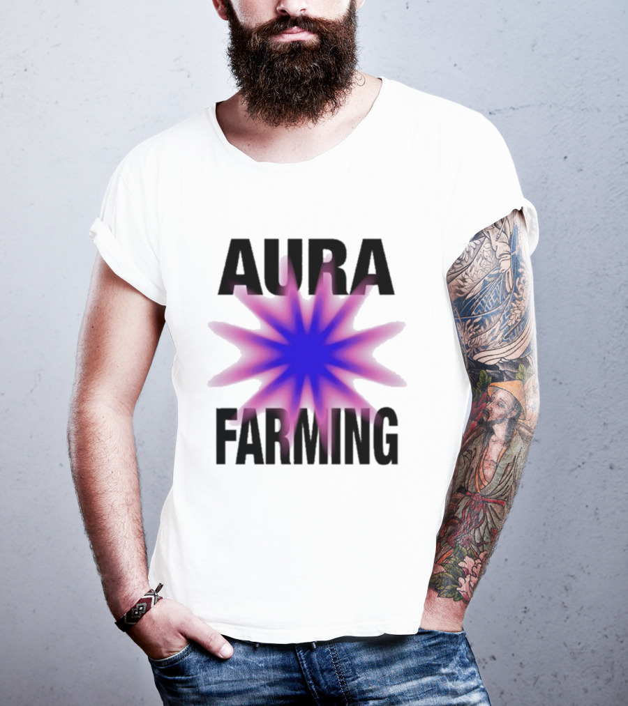 Farming Aura Starburst Energy Visual T-Shirt