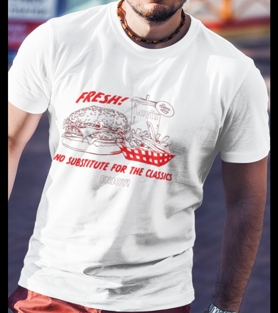 FRESH No Substitute For The Classics Enjoy Levis T-Shirt