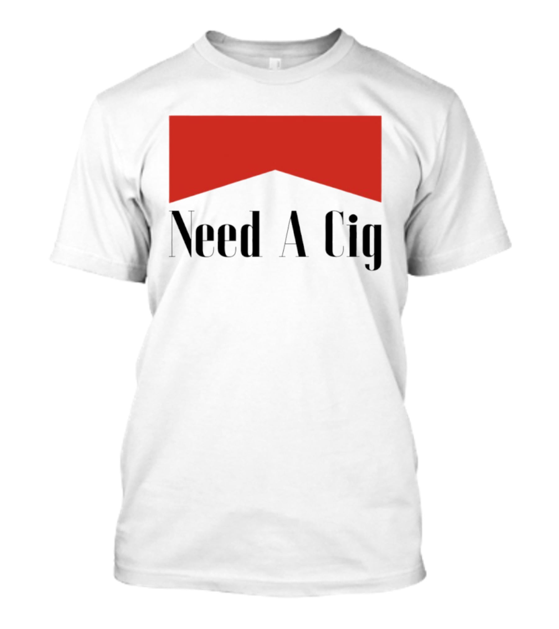 Need A Cig Marlboro Red Chevron T-Shirt