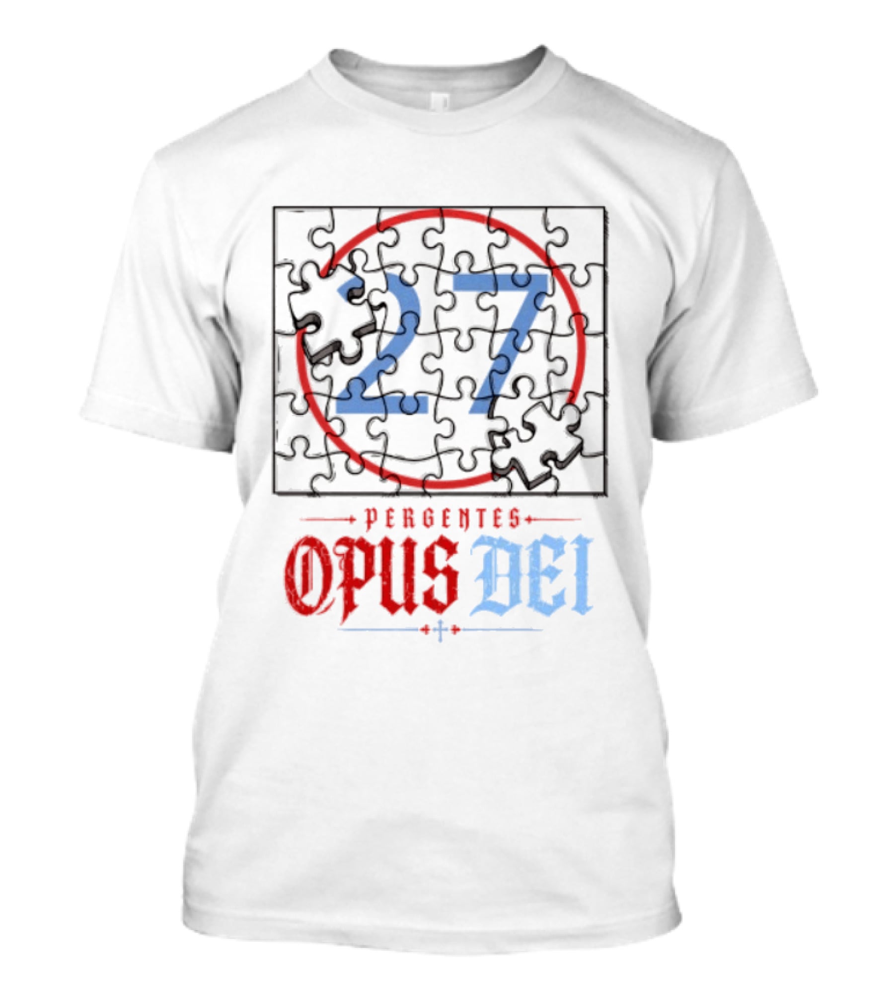 Pergentes Opus Dei 27 Puzzle T-Shirt