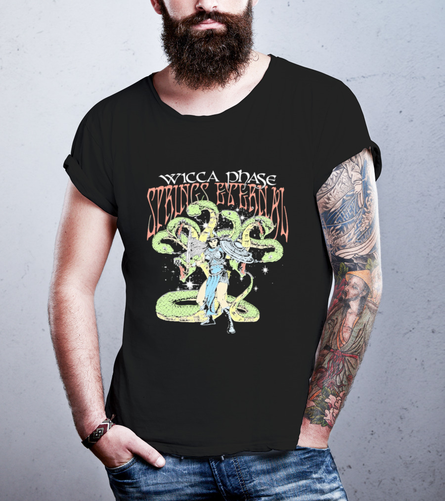 Wicca Phase Springs Eternal Mystic Protector Serpent Warrior T-Shirt