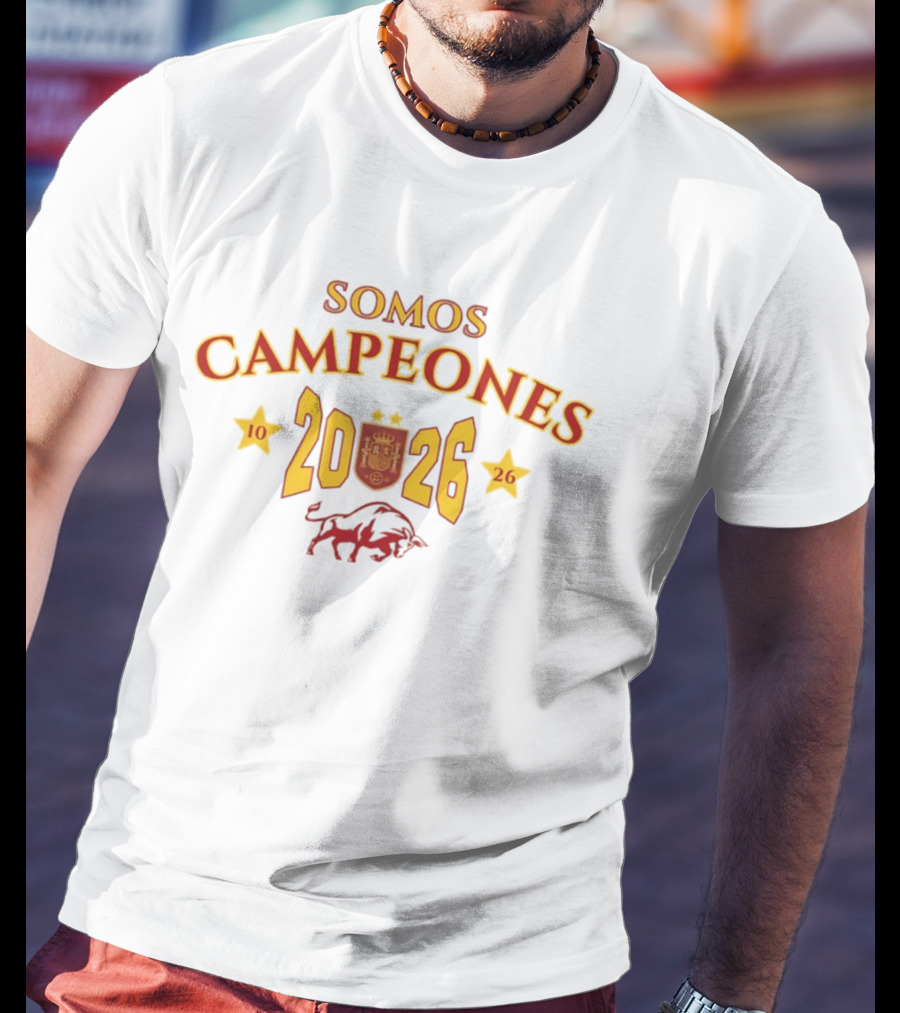 Somos Campeones 2026 Spain 10 26 Bull T-Shirt