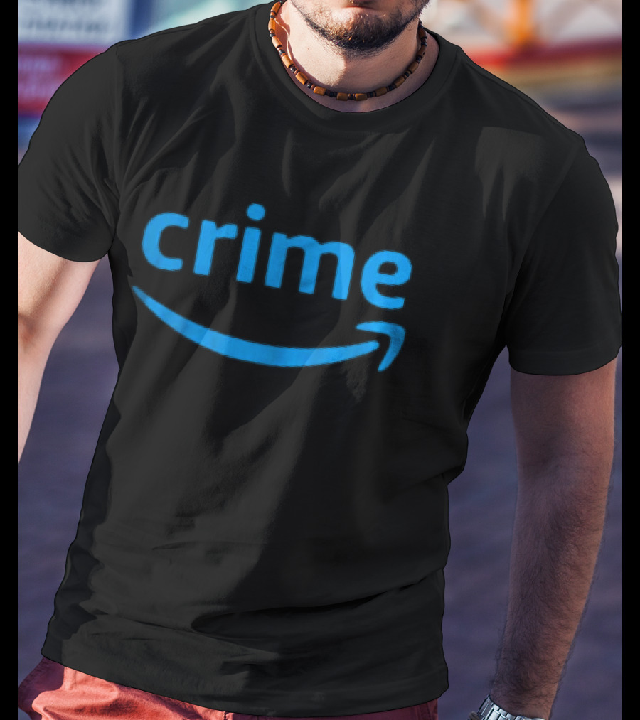 Amazon Prime Crime Parody Oversized T-Shirt