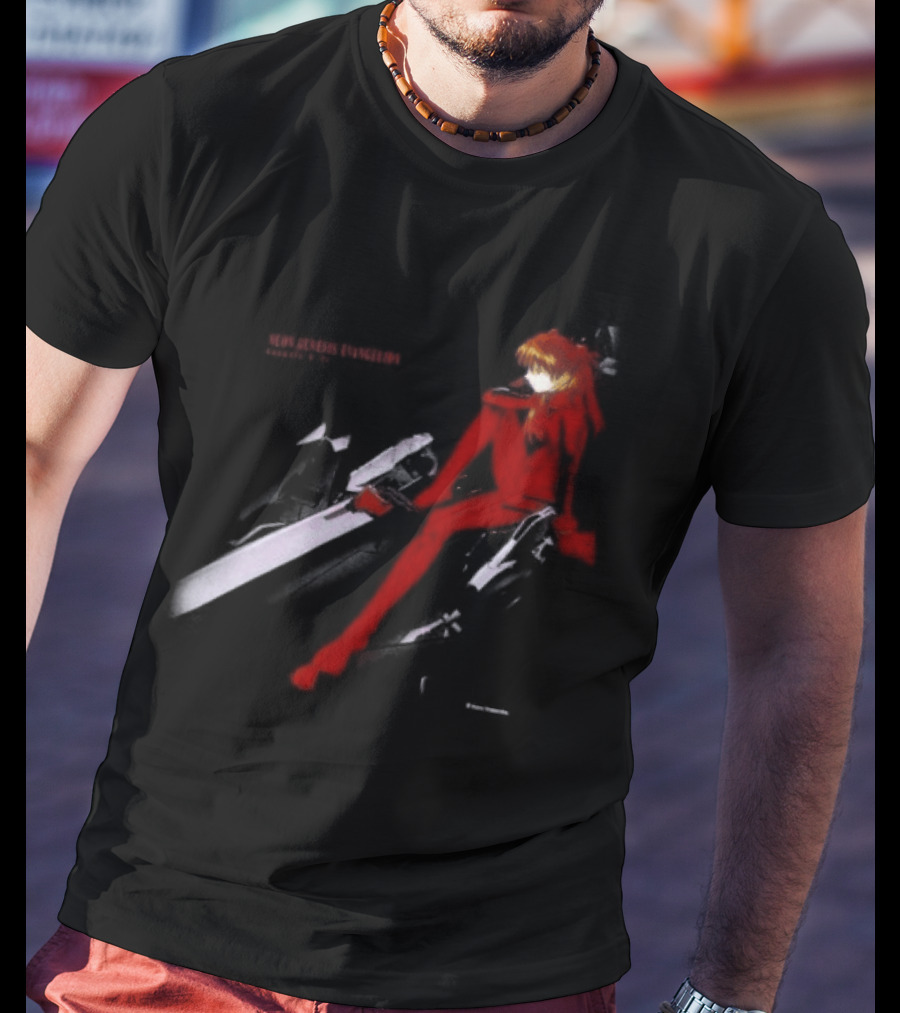 Asuka Langley Soryu Neon Genesis Evangelion Genesis 0 11 Bold Red T-Shirt