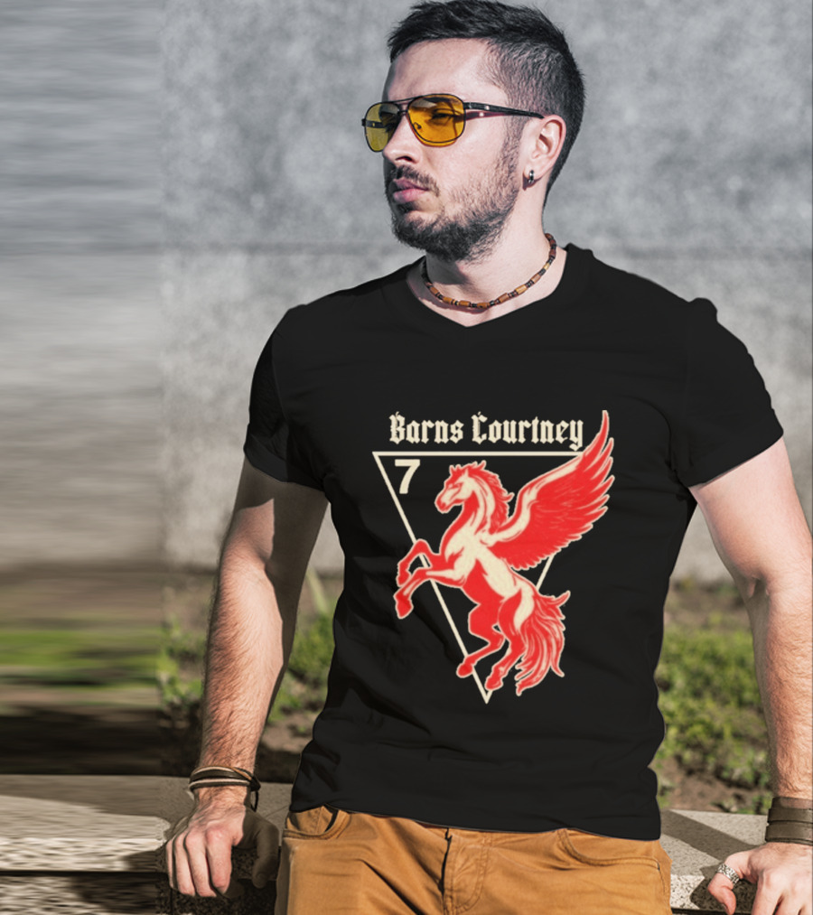 Barns Courtney Pegasus 7 Retro Triangular Pegasus T-Shirt