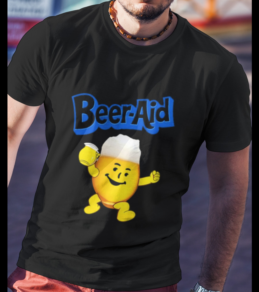 Beer Aid Kool Aid Beer Alcohol Party Humor T-Shirt