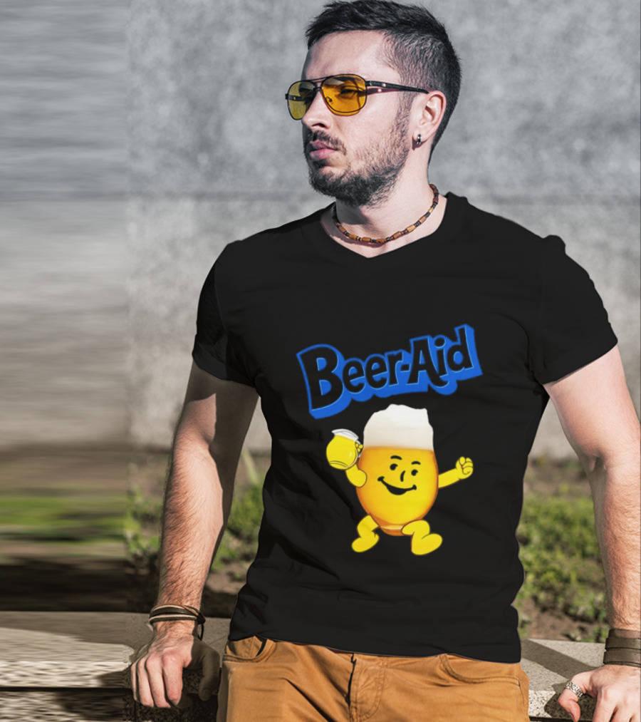 Beer Aid Kool Aid Beer Alcohol Party Humor T-Shirt