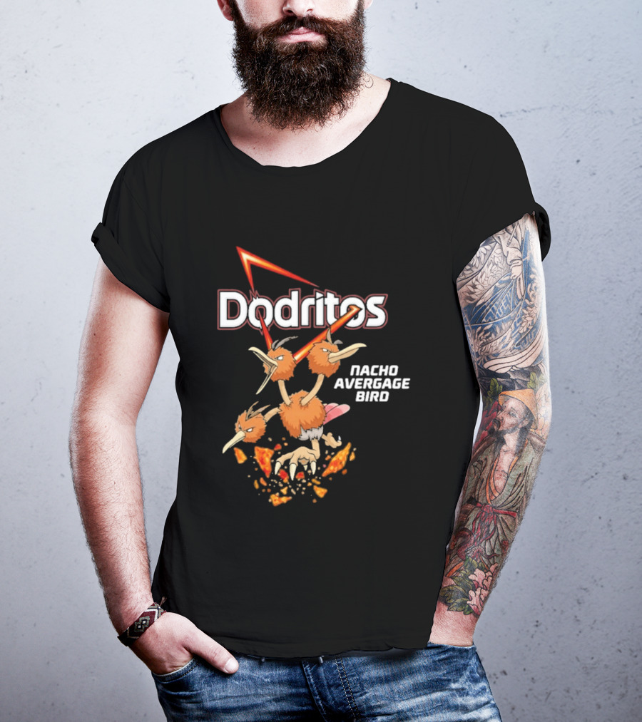 Dodritos Nacho AVERGAGE BIRD Pokemon T-Shirt