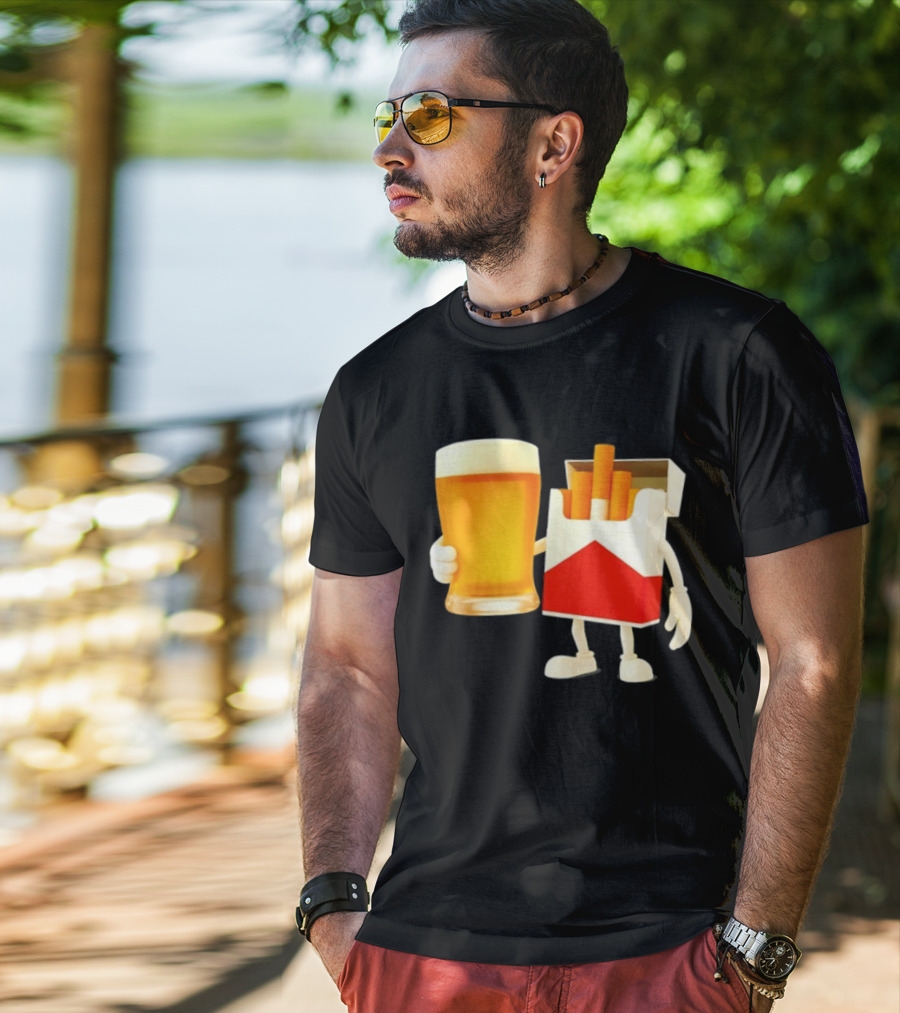 Beer And Marlboro Cigarettes Friendship Meme T-Shirt