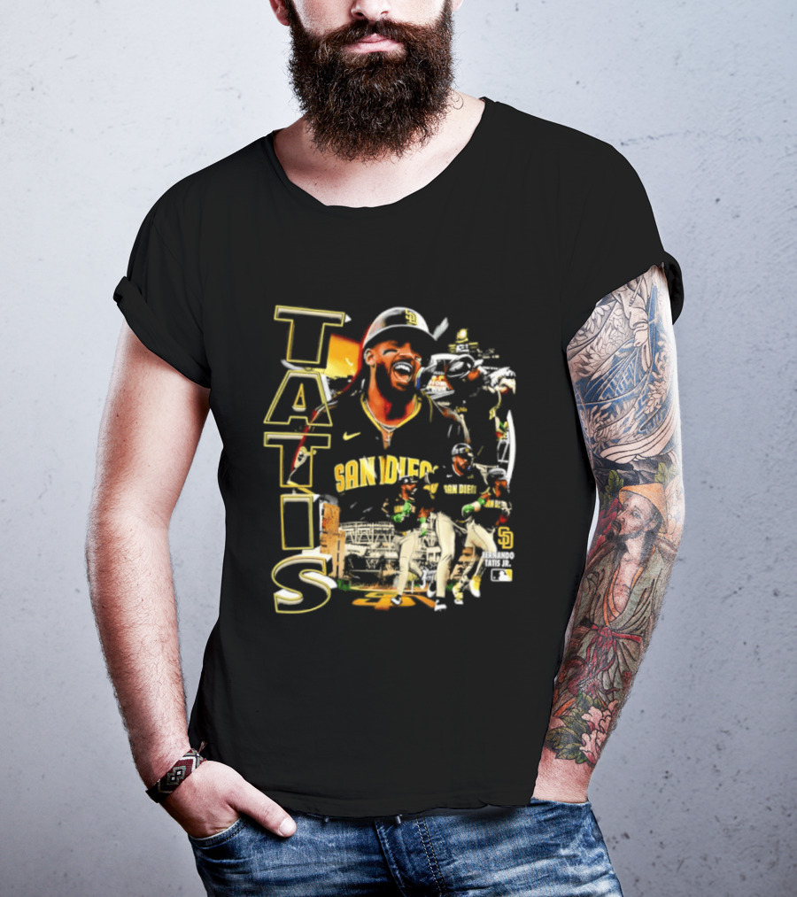 San Diego Padres Tatis Jr. 2026 MLB Collage T-Shirt