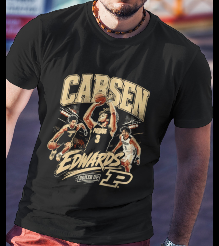 Carsen Edwards Boiler Up Purdue Boilermakers Basketball P Team 3 T-Shirt