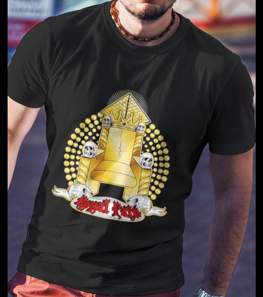 Kyng Wrestling Royal Throne And Crown Design Royal Pain T-Shirt