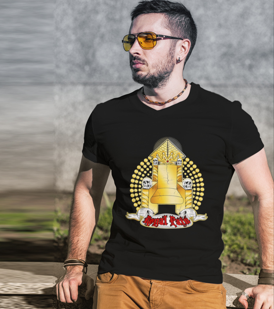 Kyng Wrestling Royal Throne And Crown Design Royal Pain T-Shirt