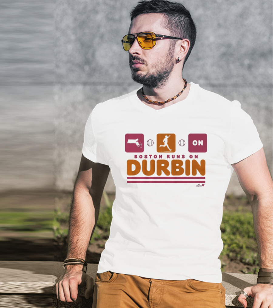 Boston Runs On Durbin Massachusetts Running T-Shirt