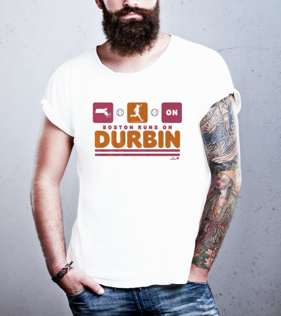 Boston Runs On Durbin Massachusetts Running T-Shirt