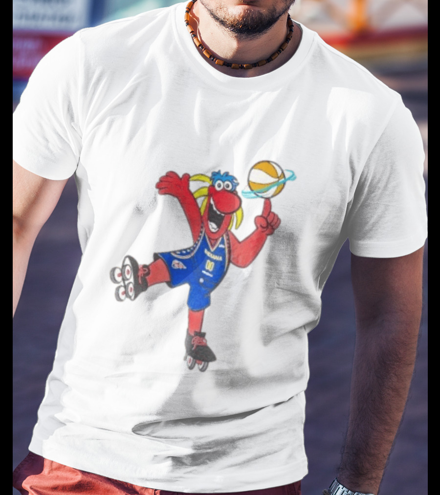 Freddy Fever Indiana 00 WNBA Roller Skating T-Shirt