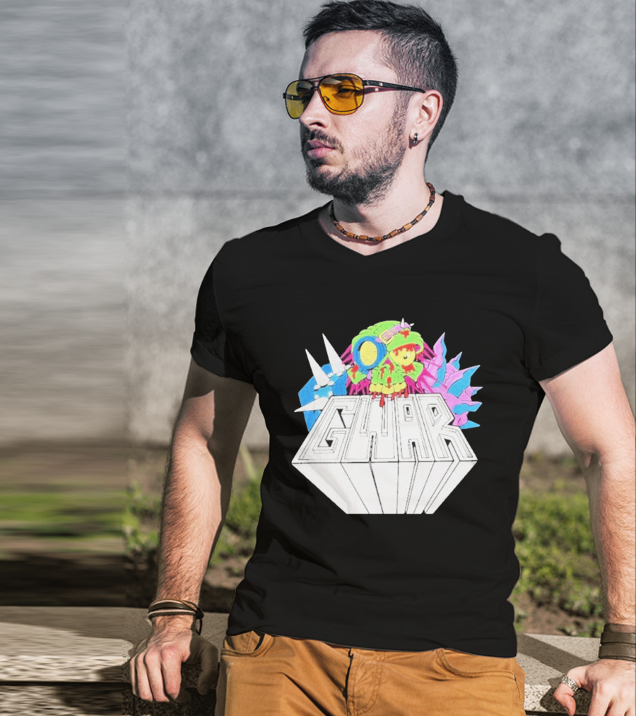 GWAR Rotting Skull Character Spiked Armor T-Shirt