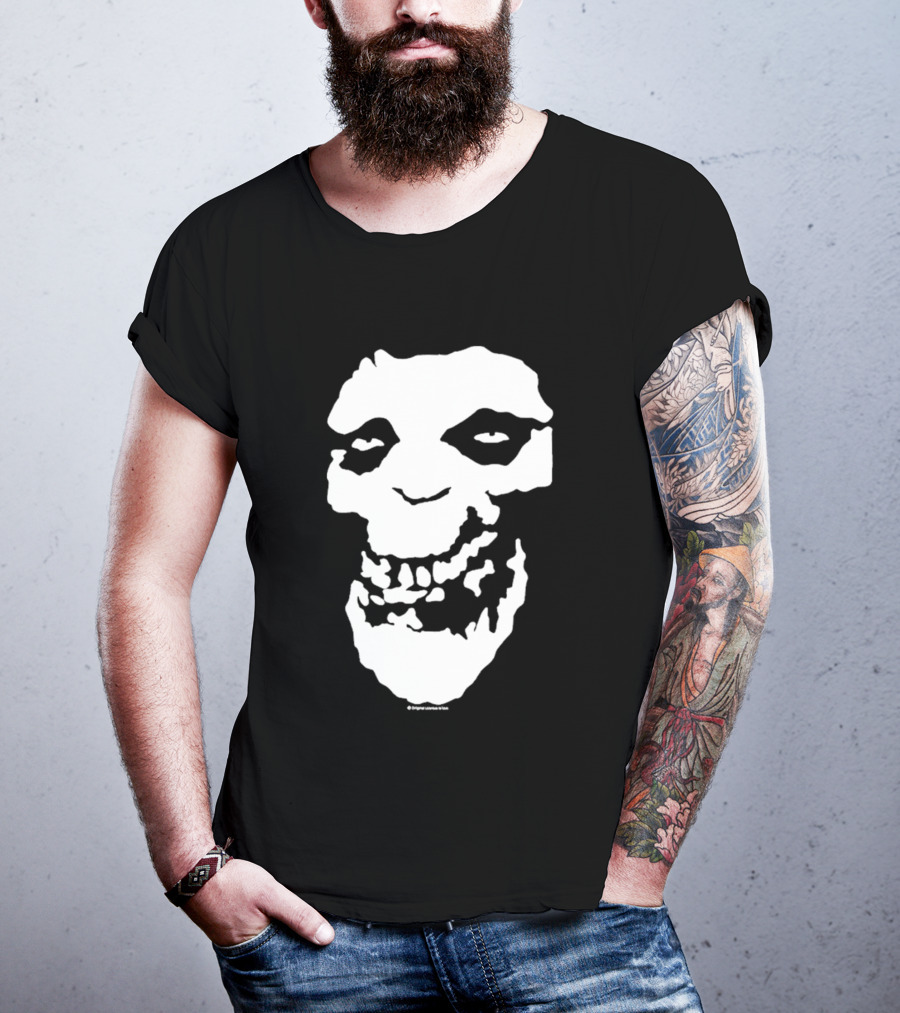 Halftime A Bathing Ape Misfits Fiend Skull T-Shirt