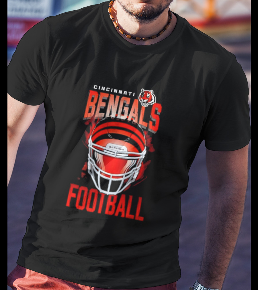 Cincinnati Bengals Football Helmet 2026 Season Bengals Tiger T-Shirt