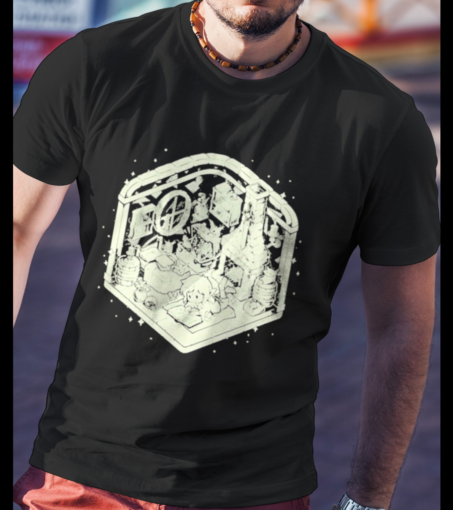 Cozy Hero's Hideout Avengers Room Isometric T-Shirt