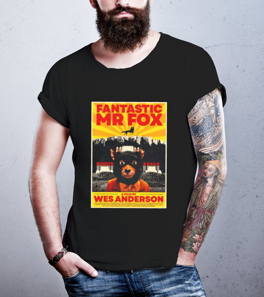 Fantastic Mr Fox Wes Anderson Film Boggis Bunce Bean Be An Animal T-Shirt