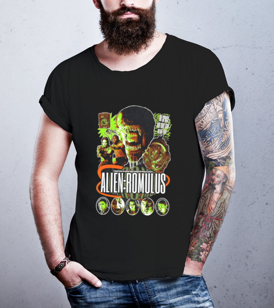 Alien Romulus Horror In Space No One Can Hear You T-Shirt