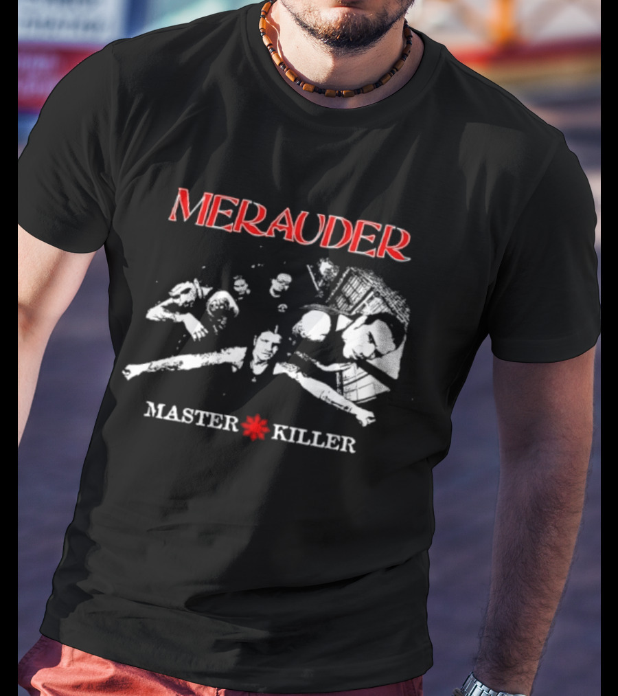 Merauder Master Killer Hardcore Metal Iconic Album T-Shirt