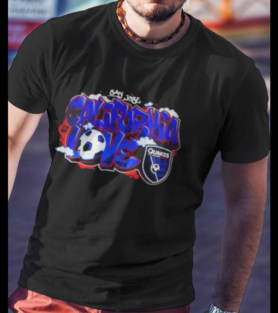San Jose California Love Quakes Soccer 1974 T-Shirt