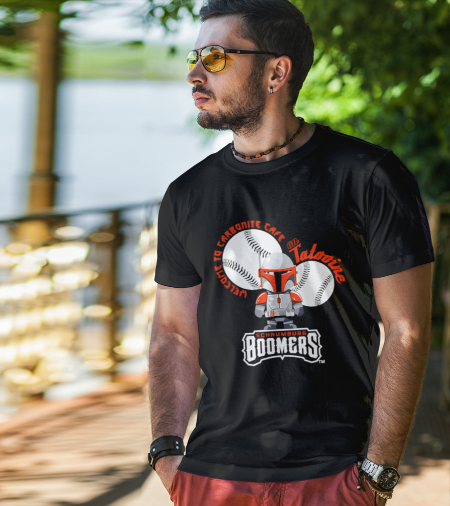 Schaumburg Boomers Welcome To Carbonite Cafe On Tatooine T-Shirt