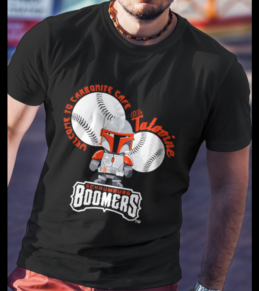 Schaumburg Boomers Welcome To Carbonite Cafe On Tatooine T-Shirt