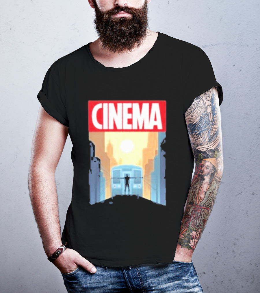 Screencrush Cinema Spidey Subway Sunset Scene T-Shirt