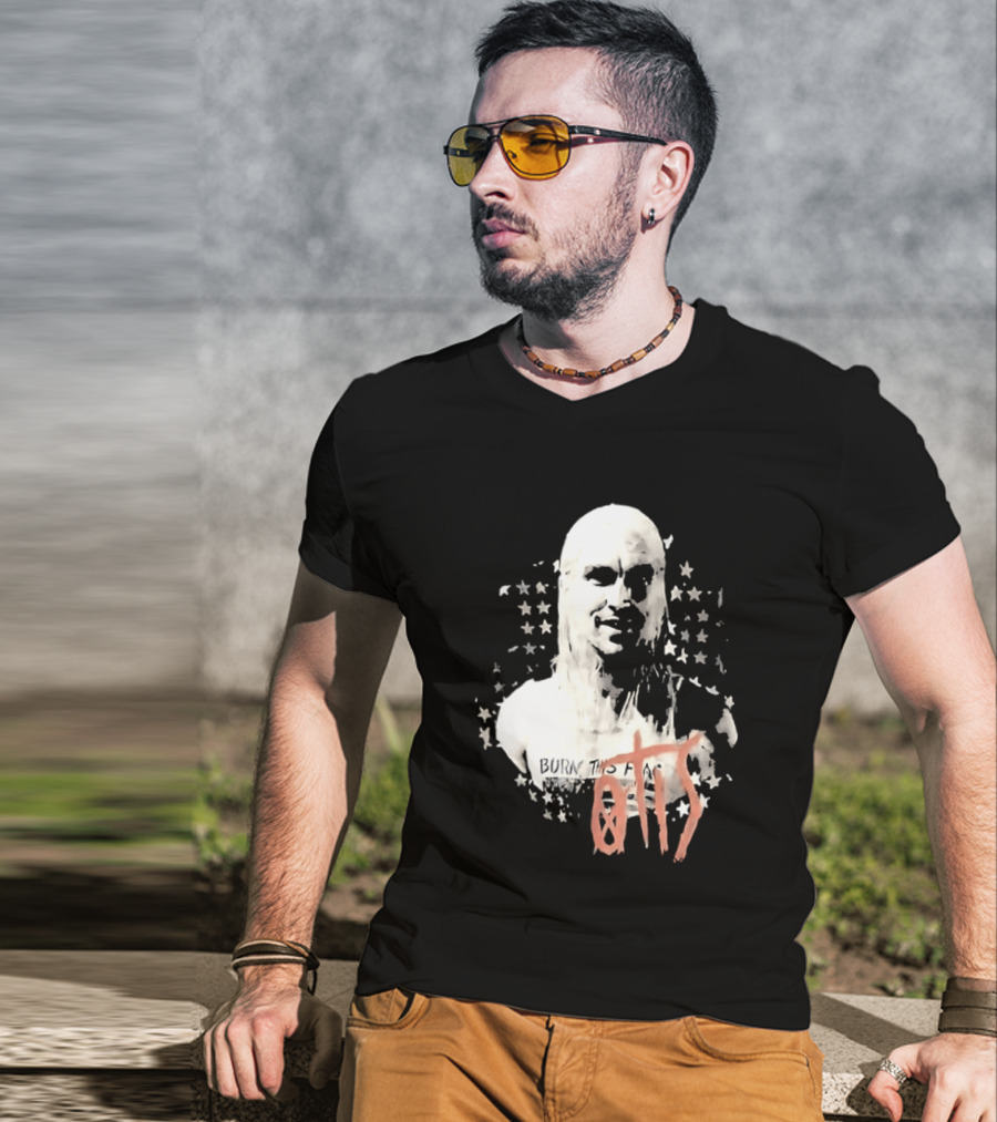 House Of 1000 Corpses Otis Rob Zombie Stars 2 Sided T-Shirt