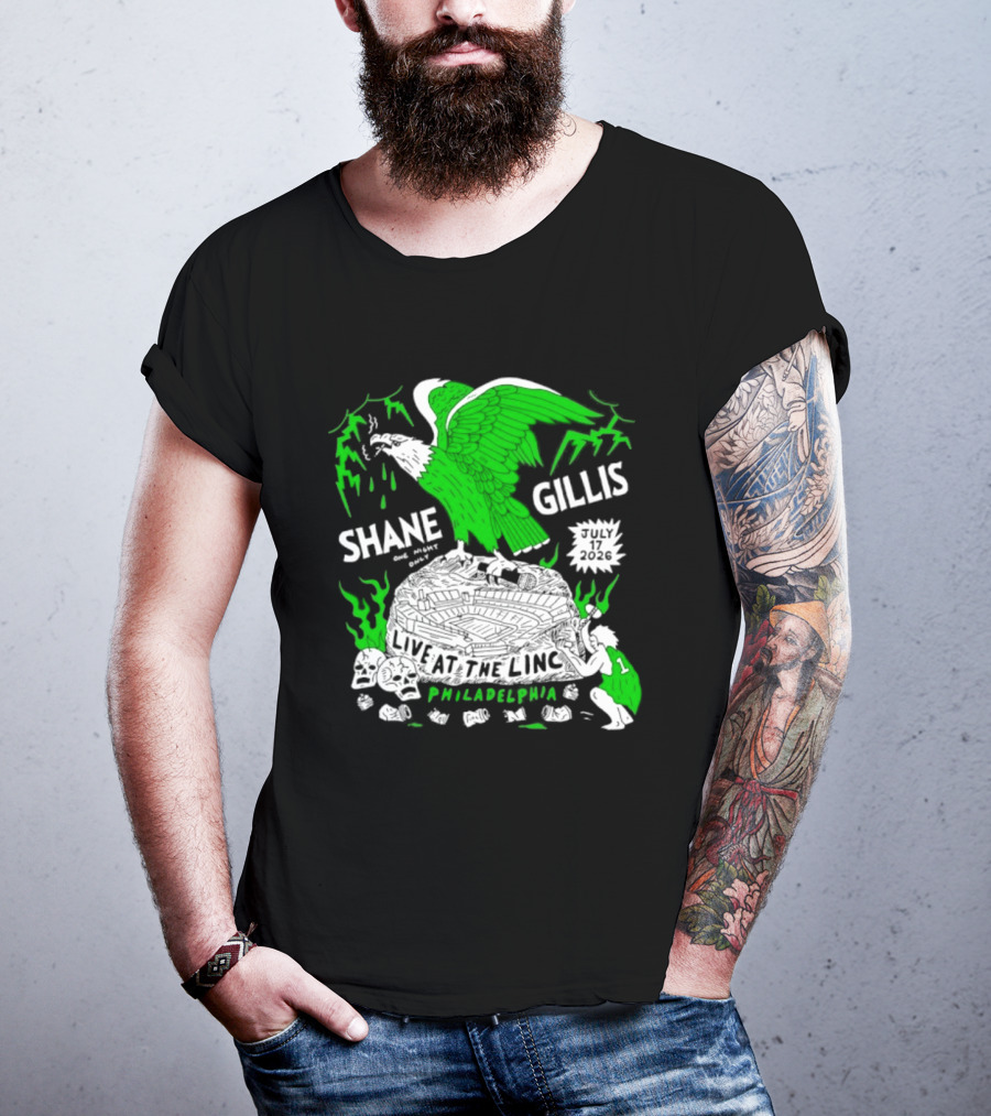 Shane Gillis Live At The Linc Philadelphia July 17 2026 Eagle T-Shirt