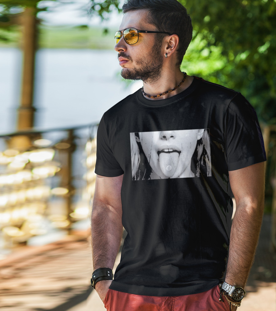 Ouija Macc Sunken Church Omen Acid Tab Tongue T-Shirt