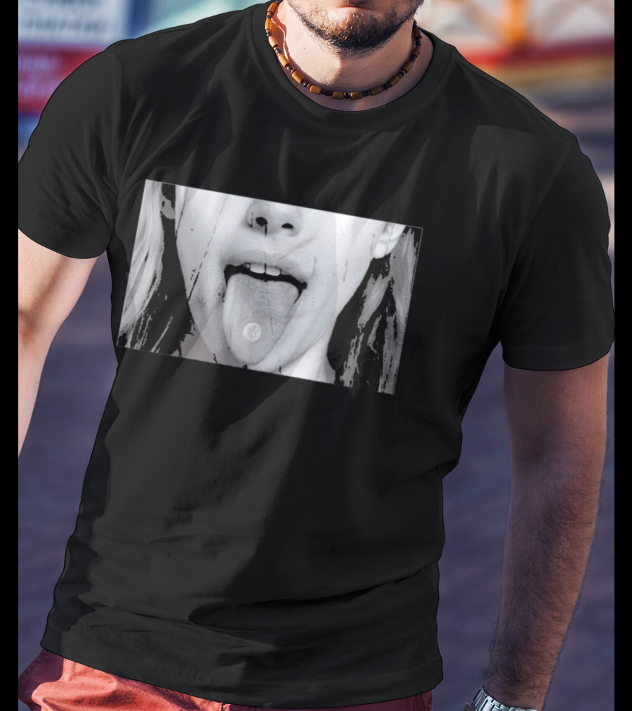 Ouija Macc Sunken Church Omen Acid Tab Tongue T-Shirt