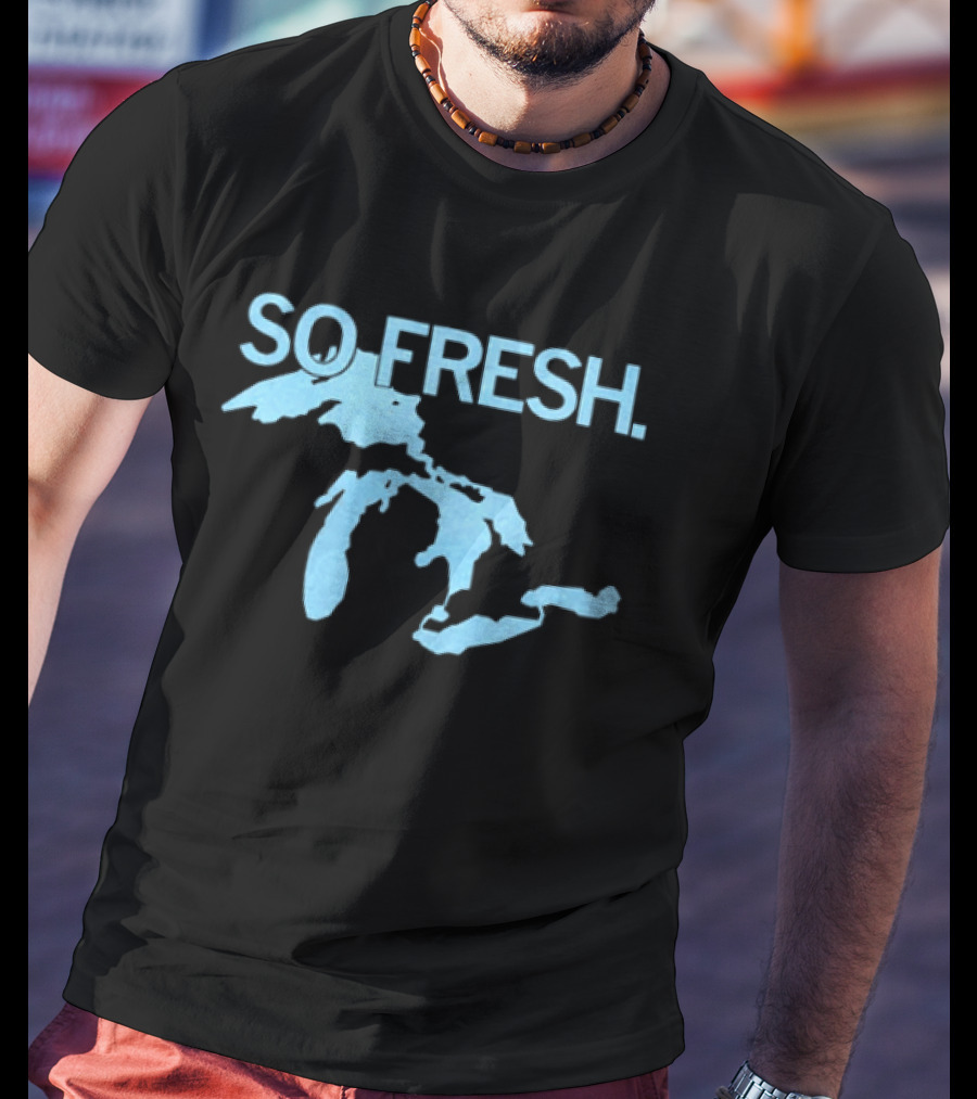 So Fresh Great Lakes Map T-Shirt