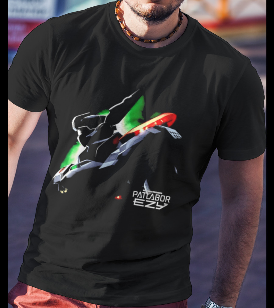 Patlabor EZY Mecha Anime Robot Headgear Dynamic T-Shirt