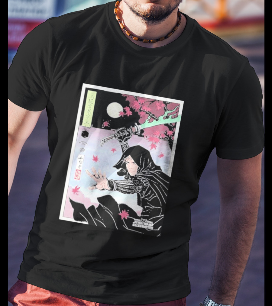 Star Wars Celebration Japan 2025 Luke Skywalker Samurai Art Final Reveal T-Shirt