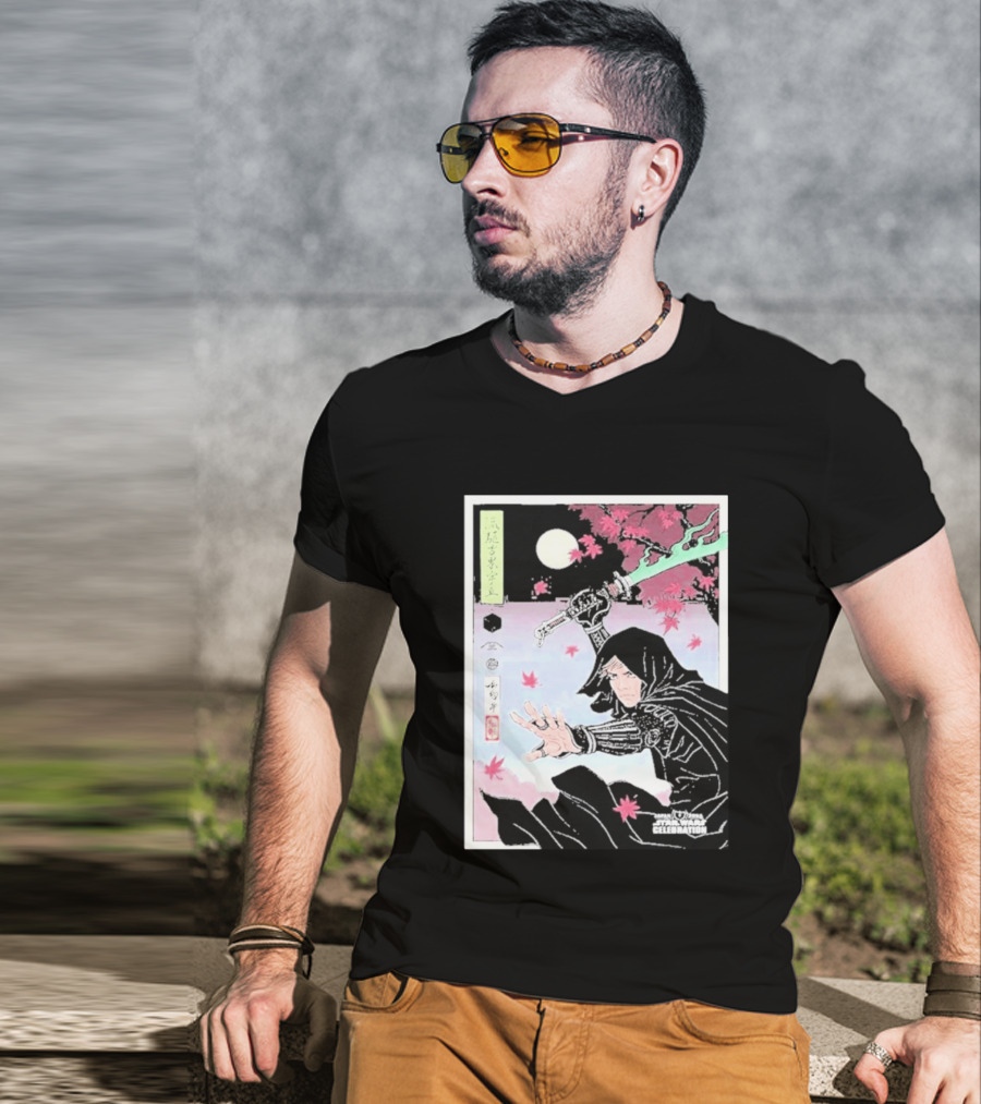 Star Wars Celebration Japan 2025 Luke Skywalker Samurai Art Final Reveal T-Shirt