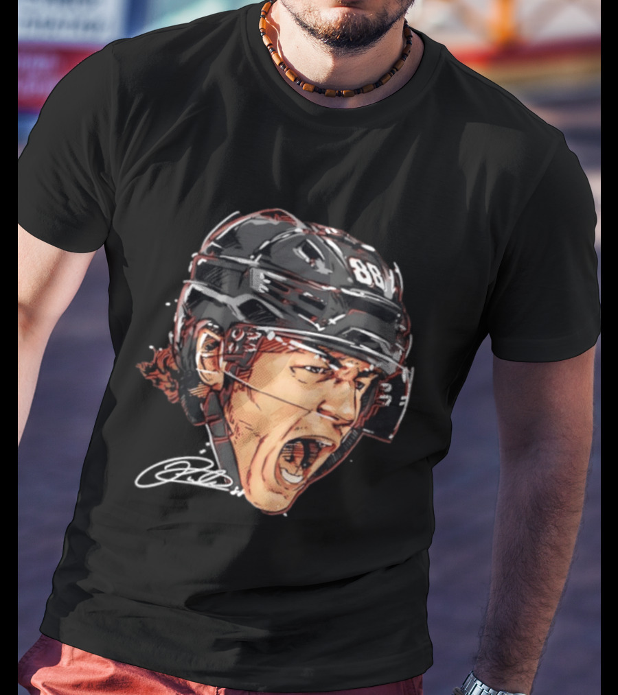 Patrick Kane Chicago Blackhawks NHL Hockey 88 Fierce Expression T-Shirt