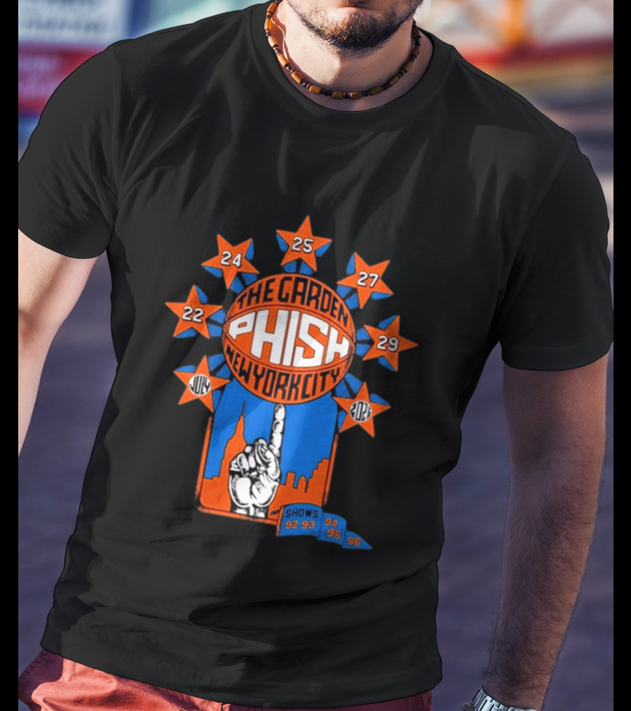 Phish The Garden July 2026 New York City Shows 92 93 94 95 96 T-Shirt