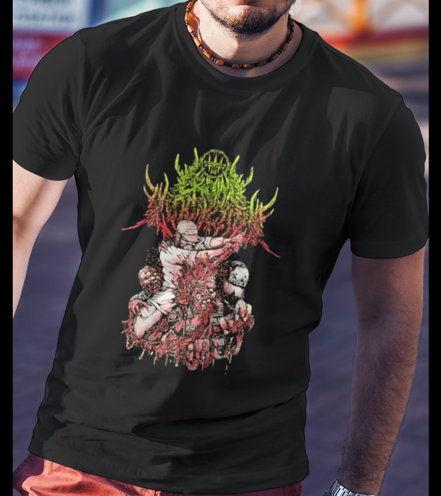 Police Brutality Zombie Death Metal Gore T-Shirt
