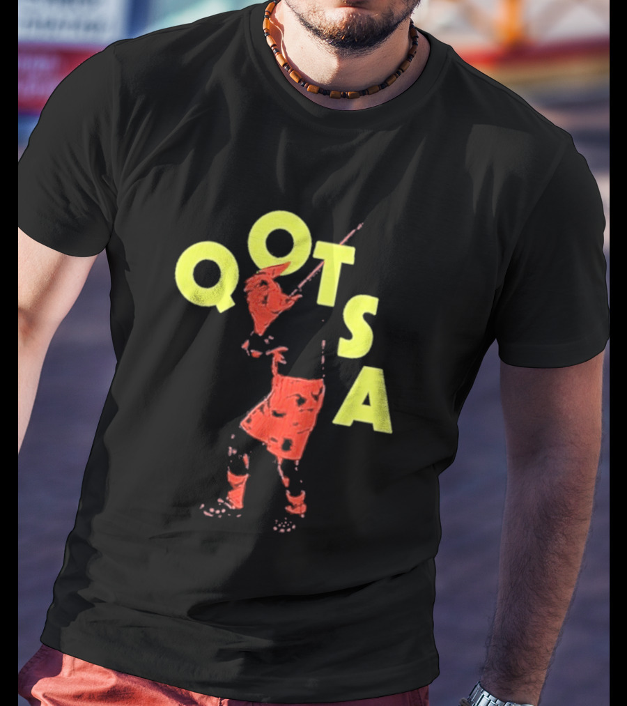 Queens Of The Stone Age QOTSA Executioner Bold Red Yellow T-Shirt
