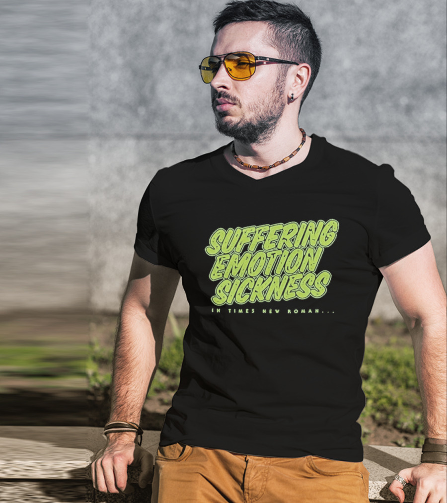 Suffering Emotion Sickness In Times New Roman Queens Of The Stone Age T-Shirt